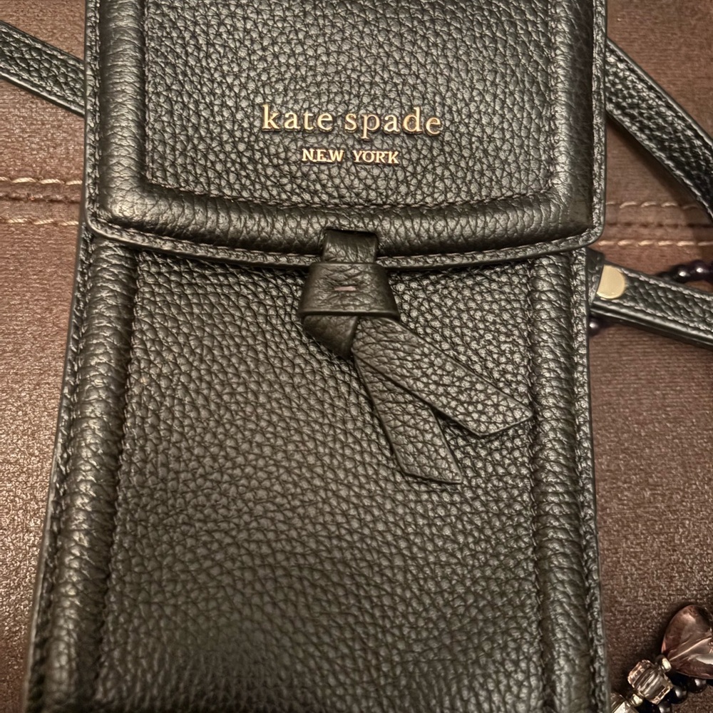 Kate Spade Black Textured Leather Bag